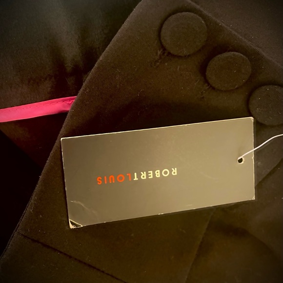 Roberta Louis Side-Button Palazzo Pants – Structured Waist – New With Tags 14 - Picture 7 of 7